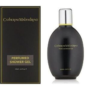 065- Catherine Malandrino Black and Silver Shower Gel (no box)
